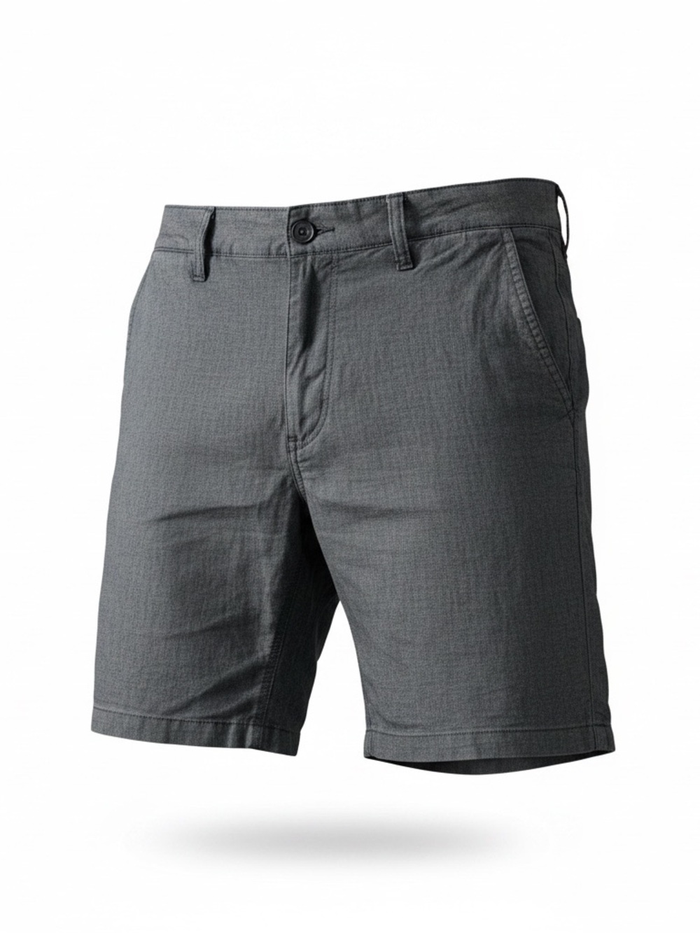 burnside Men's Gray Flat-Front‎ Stretch Shorts waist 32